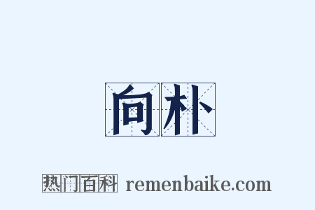 向朴是什么意思的图片